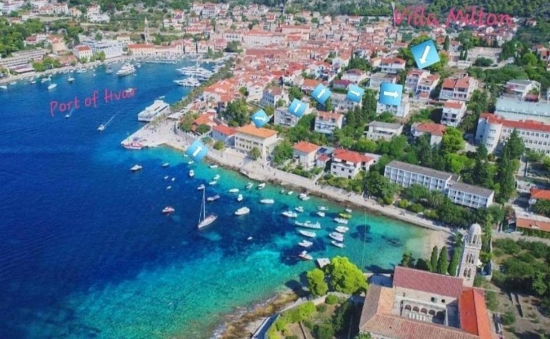 Villa Milton Hvar Hvar Town Buitenkant foto